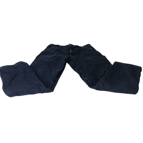Wrangler Men's Fleece Lined Carpenter Jeans 36x34 Insulated Blue Denim Utility - Picture 1 of 13